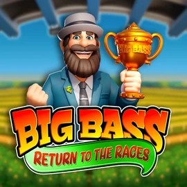 Official Slots logo: Big Bass Return to the Races by Pragmatic Play at Luckygem Casino