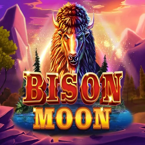 Bison Moon logo – Slots by Northern Lights Gaming at Luckygem Casino