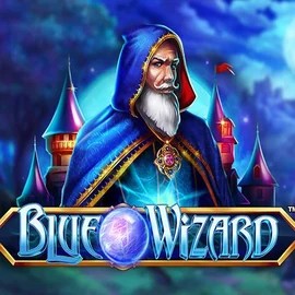 Blue Wizard logo by Quickspin at Luckygem Casino