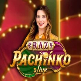 Live Casino logo of Crazy Pachinko from Evolution at Luckygem Casino