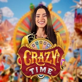 Crazy Time casino game by Evolution – featured logo at Luckygem Casino