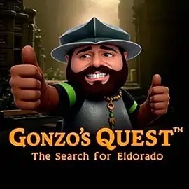 Gonzo's Quest by NetEnt, showcased at lluckygem.nl – game logo