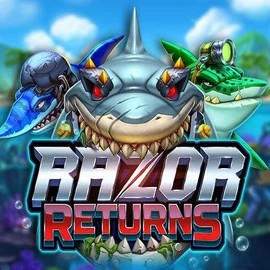 Razor Returns logo by Push Gaming Luckygem Casino