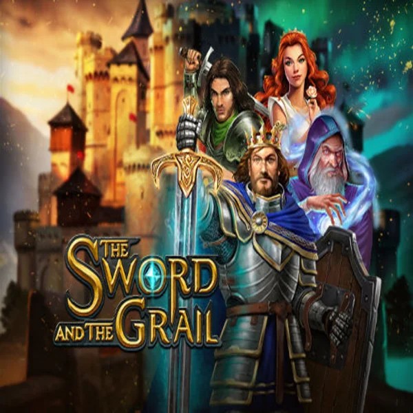 The Sword and the Grail logo by Play'n GO Luckygem Casino